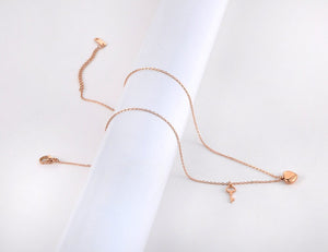 Colar Coração com Chave em Aço - REF1589 - PIME.pt