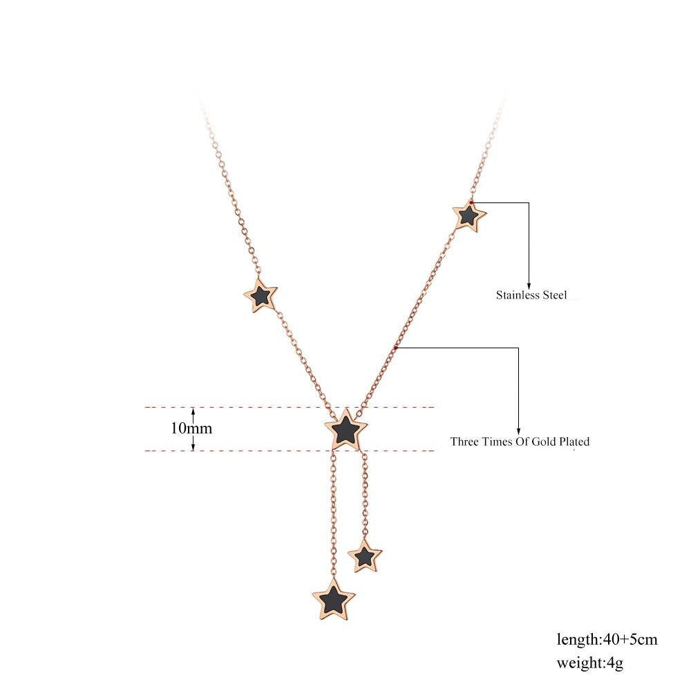 Colar das Estrelas em Aço - REF1588 - PIME.pt