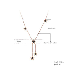 Carregar imagem no visualizador da galeria, Colar das Estrelas em Aço - REF1588 - PIME.pt