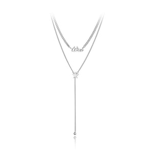 Colar com Dois Fios (Time) e Estrela - É tempo de Brilhas - em Aço - REF1585 - PIME.pt