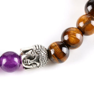 Pulseira Olho de Tigre e Pedras 7 Chakras - REF1055 - PIME.pt