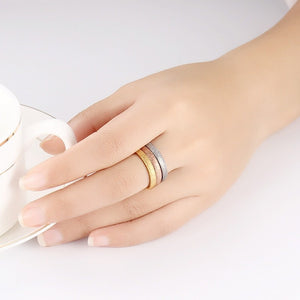 Três Anéis - Três Cores - em Aço - REF1149 - PIME.pt