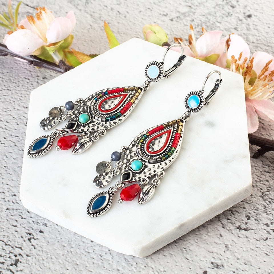 Brincos Pendentes Coloridos - REF1219 - PIME.pt
