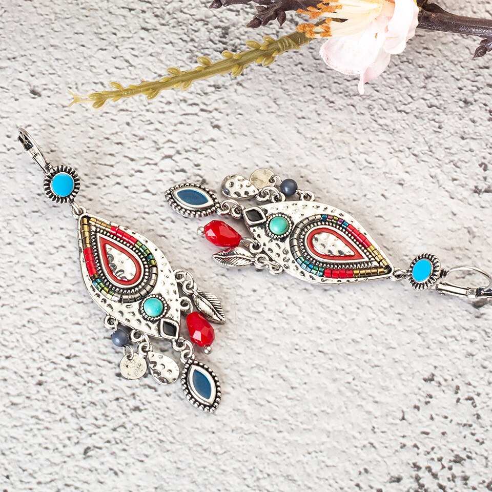 Brincos Pendentes Coloridos - REF1219 - PIME.pt
