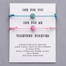 Carregar imagem no visualizador da galeria, 2 Pulseiras Para Namorados ou Casais - One For Me One For You - REF1045 - PIME.pt