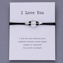 Carregar imagem no visualizador da galeria, Pulseira I Love You com Seta do Cupido - REF1054 - PIME.pt