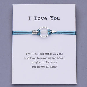 Pulseira I Love You com Seta do Cupido - REF1054 - PIME.pt