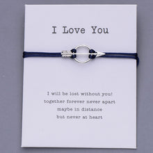 Carregar imagem no visualizador da galeria, Pulseira I Love You com Seta do Cupido - REF1054 - PIME.pt