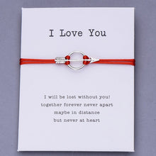 Carregar imagem no visualizador da galeria, Pulseira I Love You com Seta do Cupido - REF1054 - PIME.pt