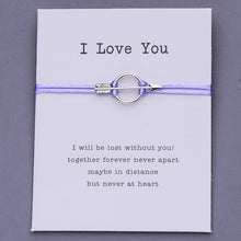 Carregar imagem no visualizador da galeria, Pulseira I Love You com Seta do Cupido - REF1054 - PIME.pt