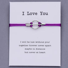 Carregar imagem no visualizador da galeria, Pulseira I Love You com Seta do Cupido - REF1054 - PIME.pt