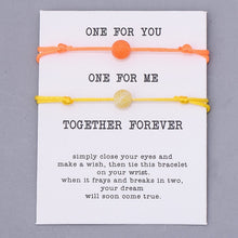 Carregar imagem no visualizador da galeria, 2 Pulseiras Para Namorados ou Casais - One For Me One For You - REF1045 - PIME.pt