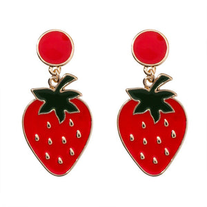 Brincos Morangos - REF1598 - PIME.pt