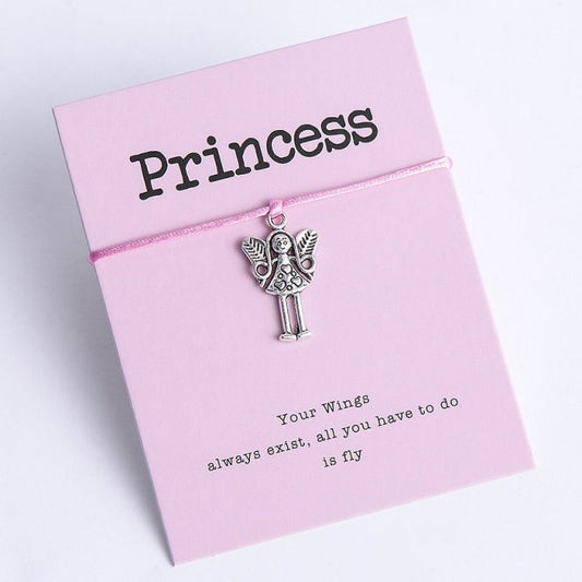Pulseira Ajustável Princesa - Boneca com Asas de Fada - REF004