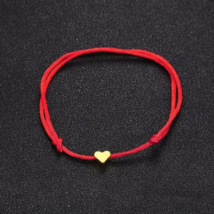 Pulseira Fio Ajustável com Pequeno Coração - REF1577 - PIME.pt