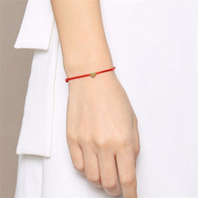 Carregar imagem no visualizador da galeria, Pulseira Fio Ajustável com Pequeno Coração - REF1577 - PIME.pt