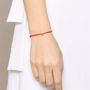 Pulseira Fio Ajustável com Pequeno Coração - REF1577 - PIME.pt