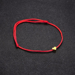 Pulseira Fio Ajustável com Pequeno Coração - REF1577 - PIME.pt