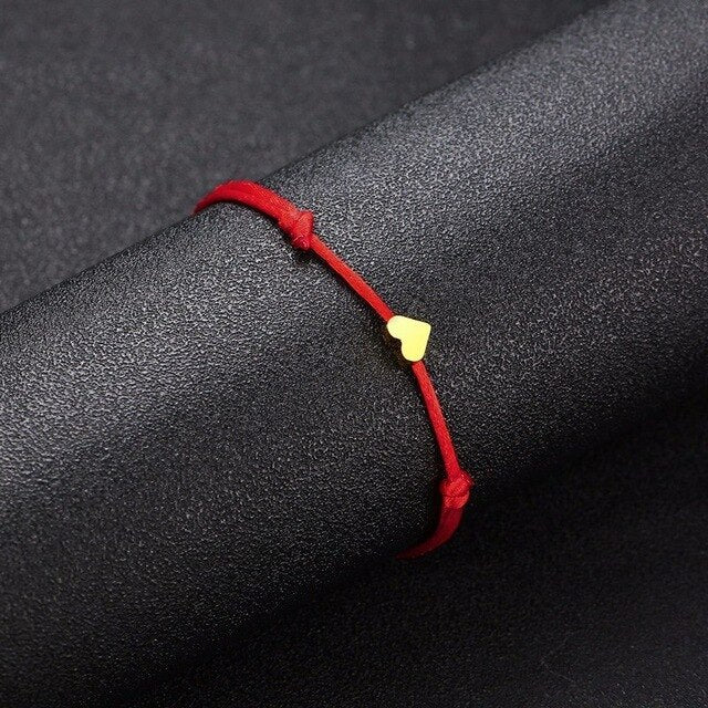 Pulseira Fio Ajustável com Pequeno Coração - REF1577 - PIME.pt