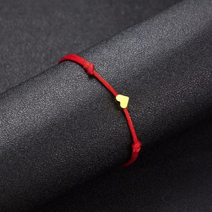 Pulseira Fio Ajustável com Pequeno Coração - REF1577 - PIME.pt
