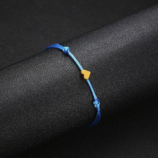 Pulseira Fio Ajustável com Pequeno Coração - REF1577 - PIME.pt