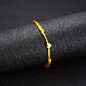Pulseira Fio Ajustável com Pequeno Coração - REF1577 - PIME.pt